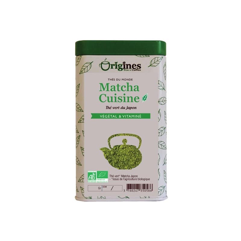 Poudre de thé vert Matcha bio 50g - Infusion et thé